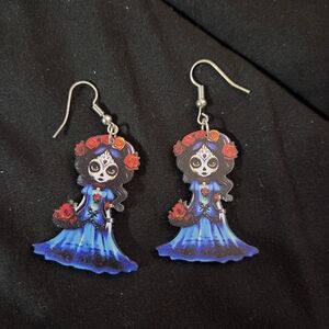 Day Of The Dead Female Earrings